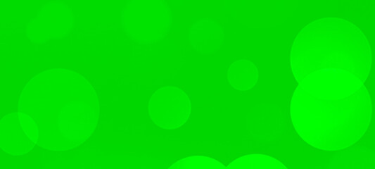 Green bokeh widescreen background for Banner, Poster, celebration, event and various design works