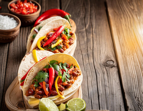 Taccos mit Chili con Carne