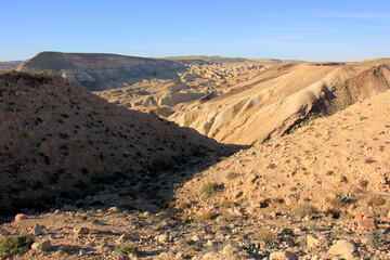 The Negev is a desert in the Middle East, located in Israel and occupying about 60% of its territory.