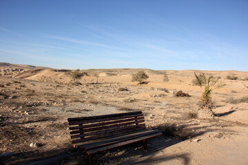 The Negev is a desert in the Middle East, located in Israel and occupying about 60% of its territory.