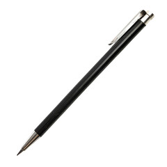 Classic Black Mechanical Pencil with Metal Clip, Embodying the Concept of Professional Writing Tools.