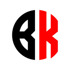 circle bk logo - obrazy, fototapety, plakaty