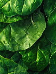 close up green leaf background
