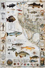 Detailed Overview of North Carolina's Fishing Regulations and Guidelines - An Infographic Map