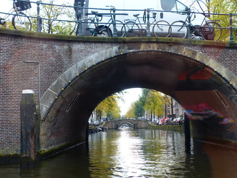 Pont canal Amsterdam Pays-Bas