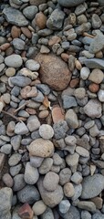 Photo of a large pile of stones