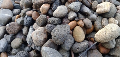 Photo of a large pile of stones