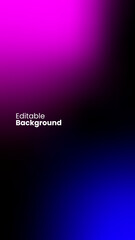 Colorful gradient vertical background. Fluid banner template vector illustration. Abstract background.