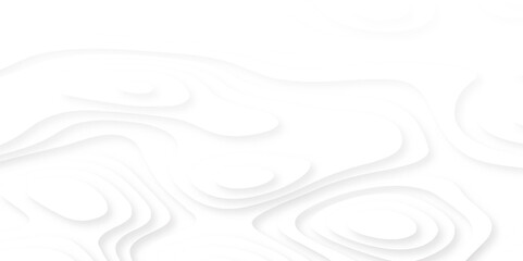 Paper cut topography relief multi layers banner. Abstract art design, origami paper cut layer smooth shape vector illustration