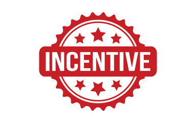 Incentive rubber grunge stamp seal vector