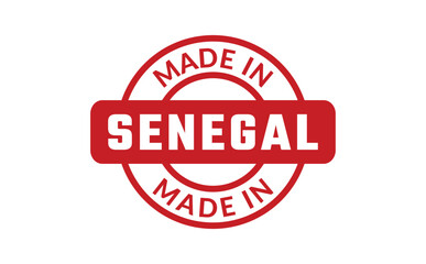 Made In Senegal Rubber Stamp