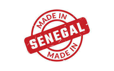 Made In Senegal Rubber Stamp