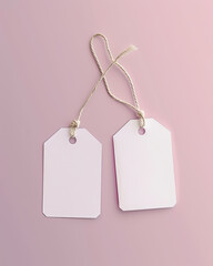 two product price tags 