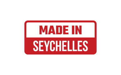 Made In Seychelles Rubber Stamp