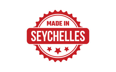 Made In Seychelles Rubber Stamp