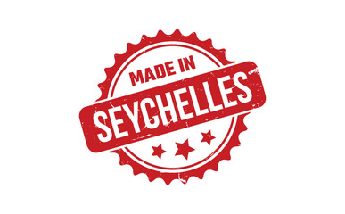 Made In Seychelles Rubber Stamp