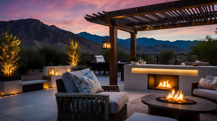 Obraz premium Custom Outdoor Fire Pit
