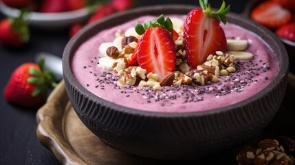 frozen pink smoothie