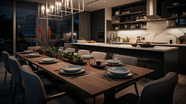 elegant blurred interior condo