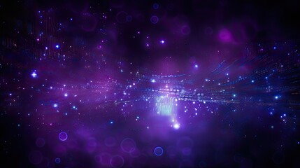 inspired purple technology background