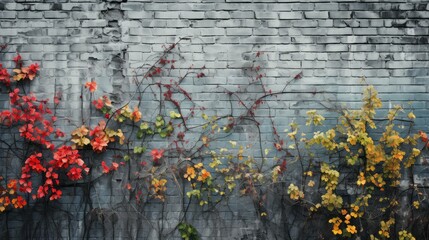 brick grey wall