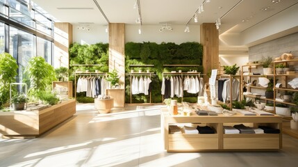sustainable retail store interior