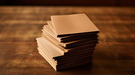 showcases brown card stock