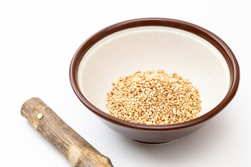 すり鉢と煎り胡麻