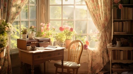Fototapeta premium vintage sunny room