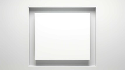 minimalist grey square