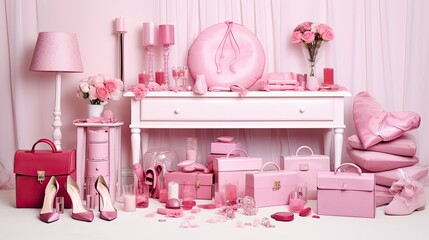 decor pink free shipping