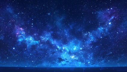 amazing nebula, galaxy background, purple and blue tones, stars, space background