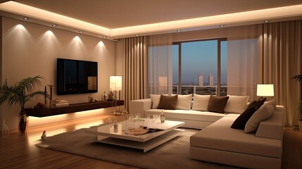 minimalist living room lights