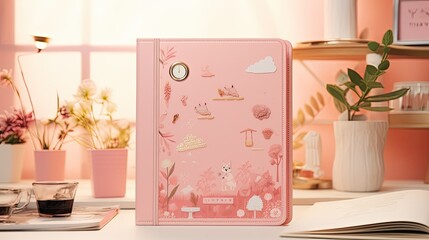 nook pink planner