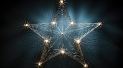 wire star outline