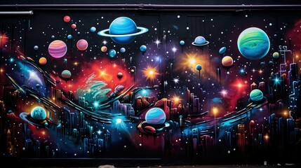 planets grafitti stars
