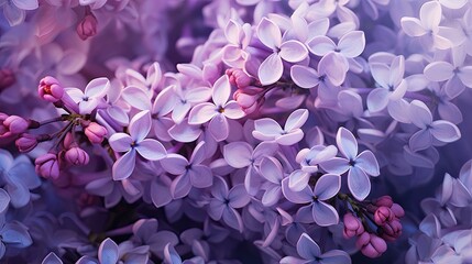 lilac floral background purple
