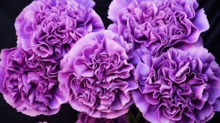 Obraz premium carnation purple carnations