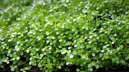 Obraz premium bed silver falls dichondra