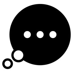 Chat vector icon. Talk  speech bubble icon