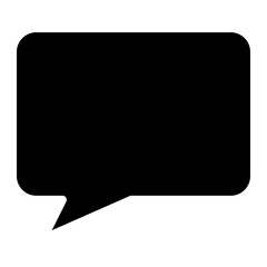 Naklejka premium Chat vector icon. Talk speech bubble icon
