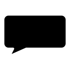 Fototapeta premium Chat vector icon. Talk speech bubble icon