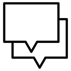 Chat vector icon. Talk  speech bubble icon