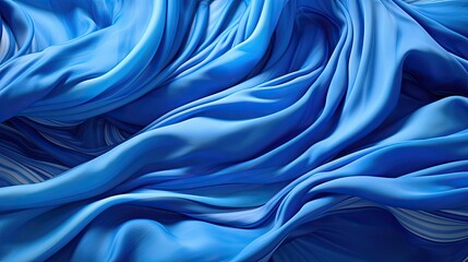 fabric blue fluid marble