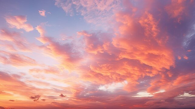 wispy golden sunset clouds