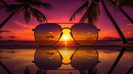 glasses sun with sunglasses