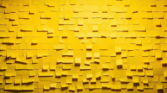 organization yellow post it