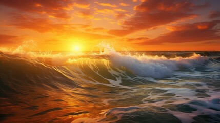 Obraz premium mesmerizing yellow waves