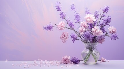 delicate light purple background