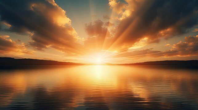 celestial light rays heavan